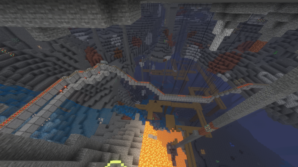 Bridge in a cave