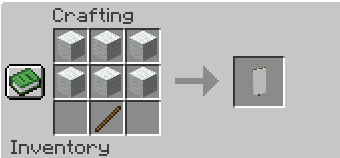 The final result of crafting a banner
