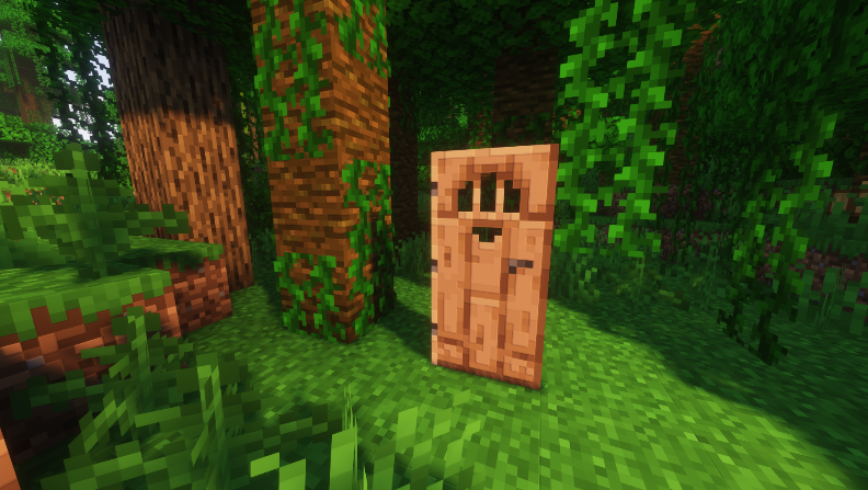 Jungle door in Minecraft