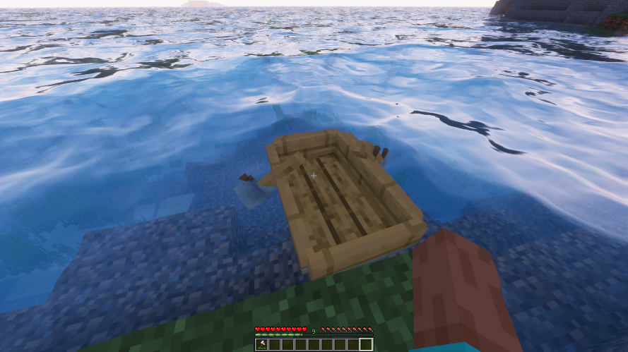 Moving a boat on the water