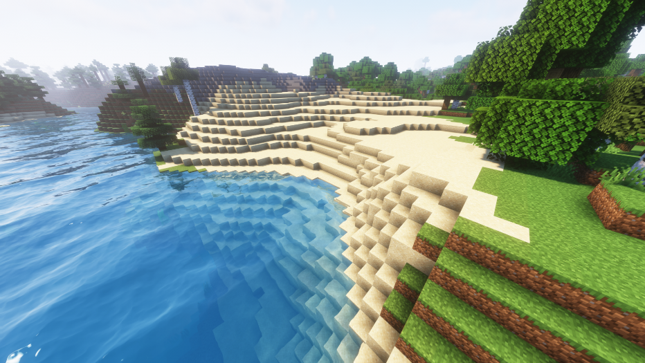 Beach in Minecraft