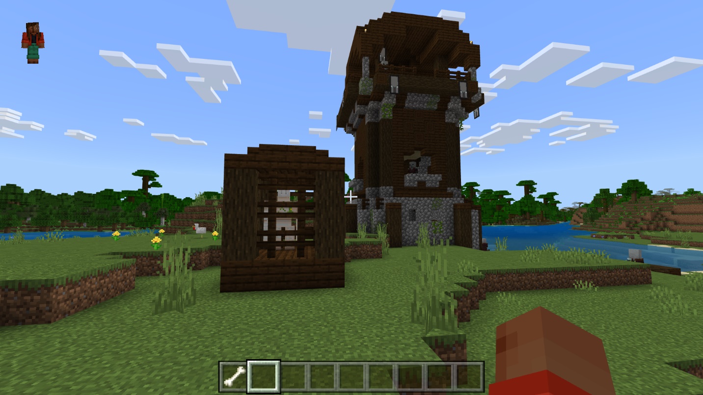 Figure 3 Iron Golem Found in a Pillager Outpost