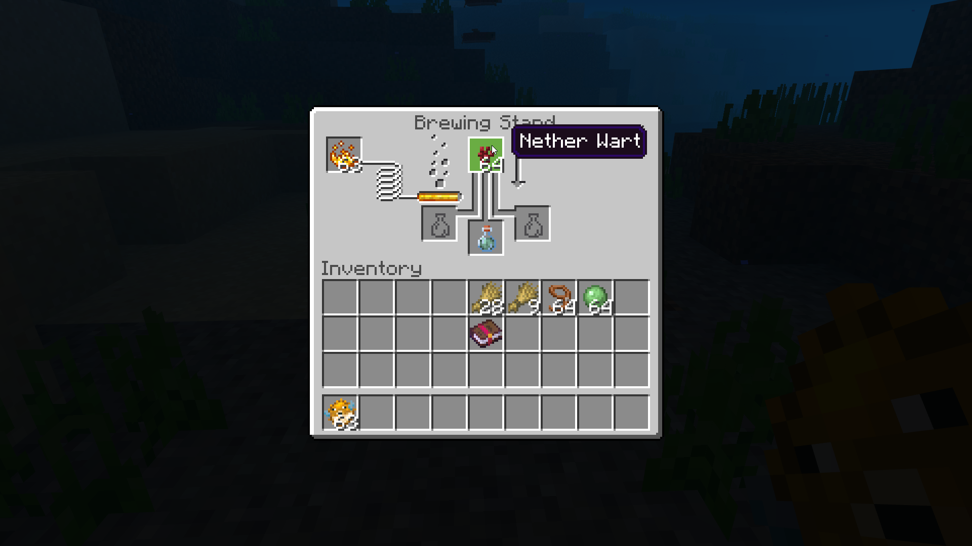Figure 1 Adding Nether Wart