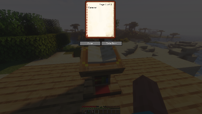Lectern usage in Minecraft