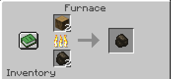 Melting wood in Minecraft