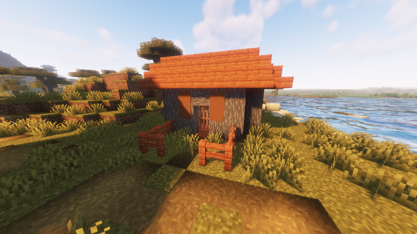 Using Acacia Fences in Minecraft