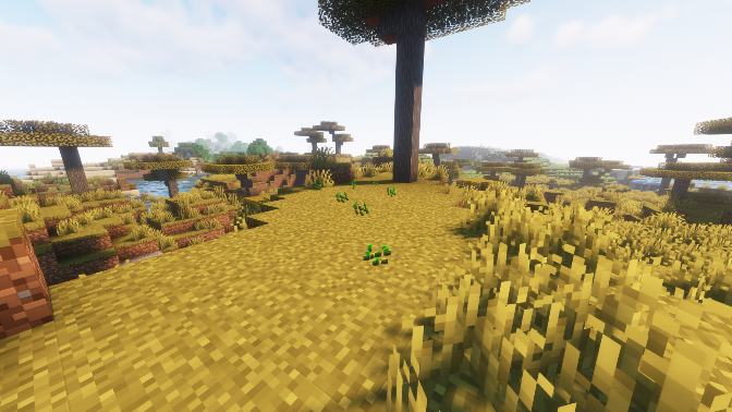 Getting wheat seeds by breaking grass in Minecraft