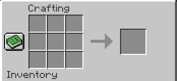 Crafting grid in Minecraft