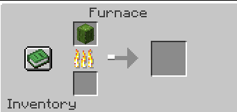 Melting a cactus in Minecraft