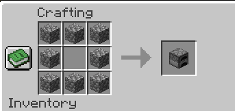 Crafting furnace in Minecraft