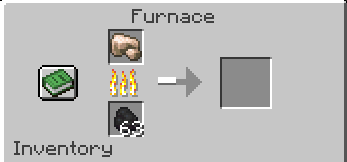 Smelting iron in Minecraft