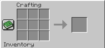 Crafting grid in Minecraft