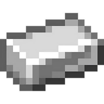 Iron ingot in Minecraft