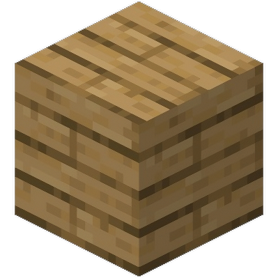 Oak planks in Minecraft
