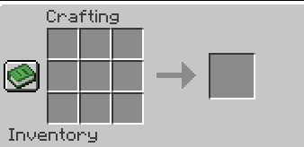 Crafting grid in Minecraft