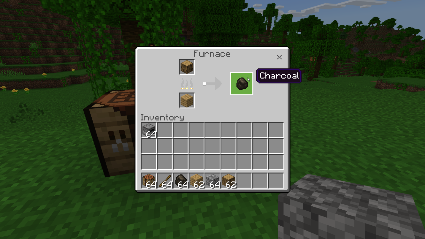 Figure 4 Making Charcoal