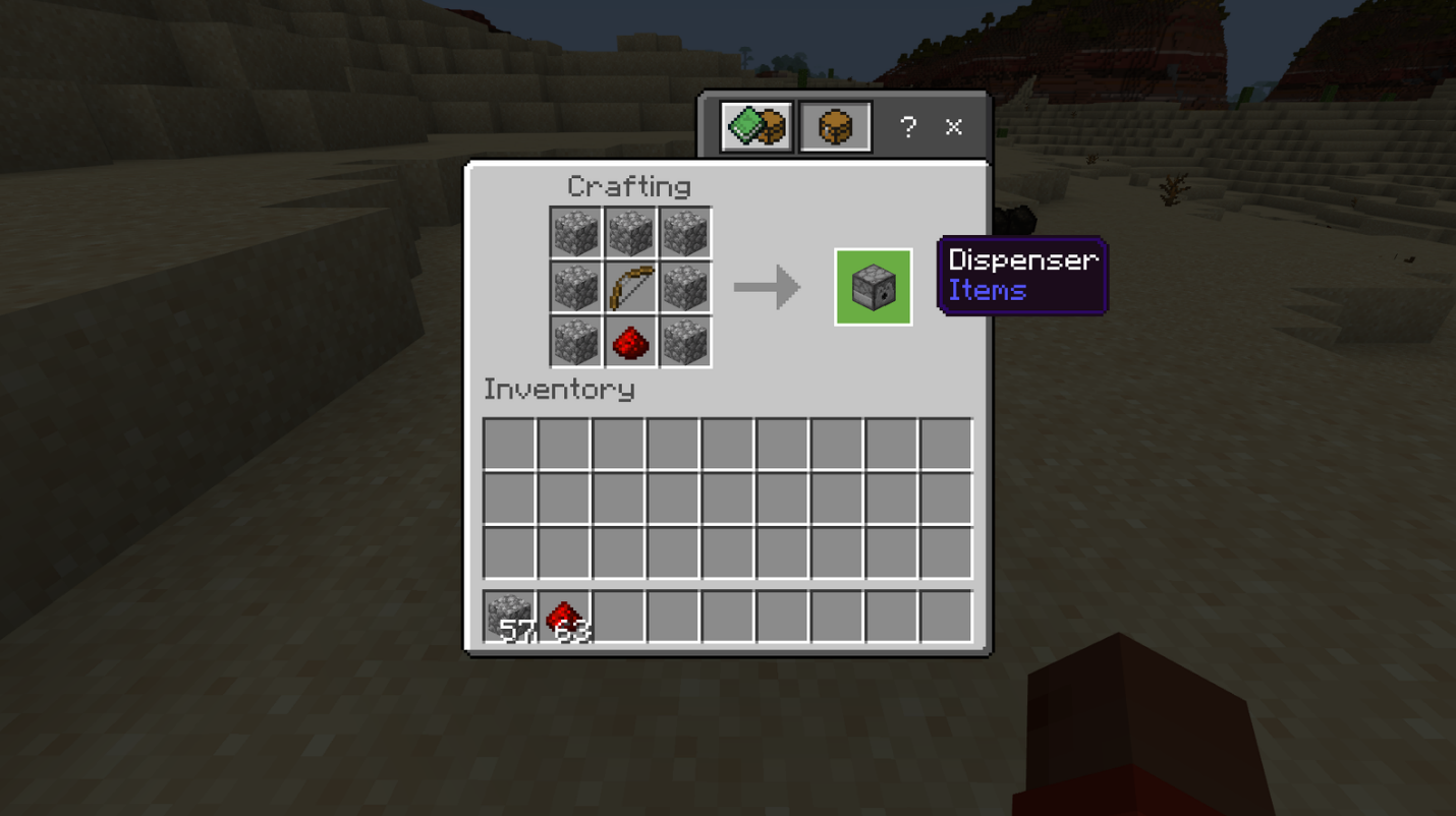 Minecraft How To Make A Dispenser How To Make A Dispenser In Minecraft