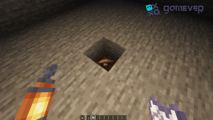 Mushroom planting in Minecraft