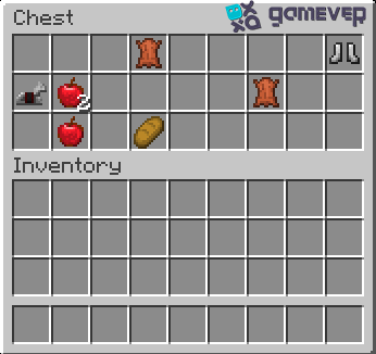 Example of a chest in a village