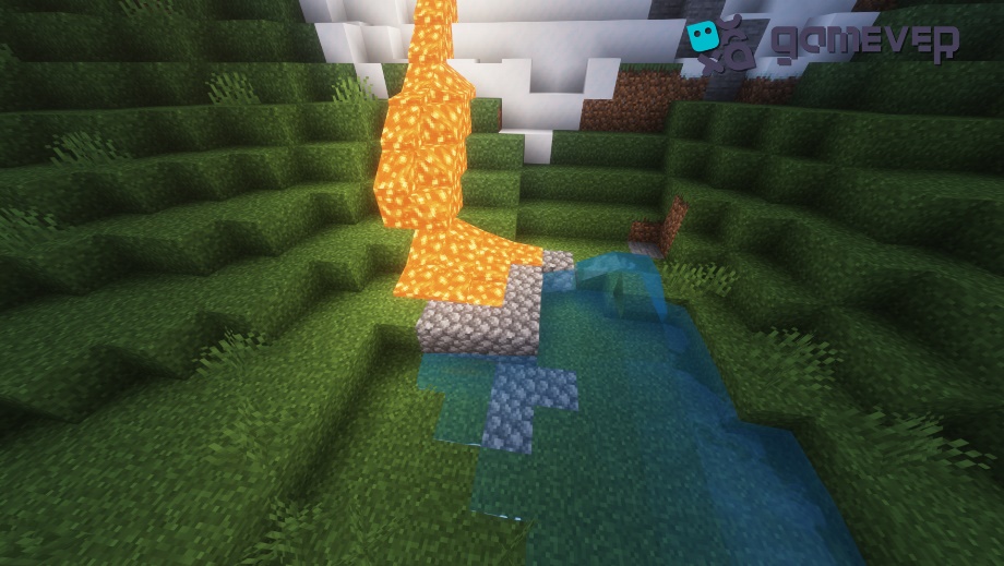 Appearance of cobbles after the interaction of lava and water