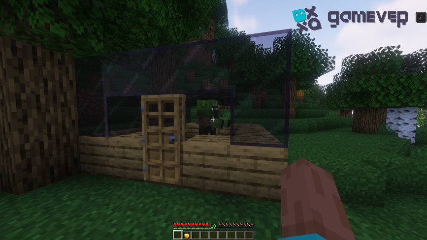 Using a splash potion of weakness