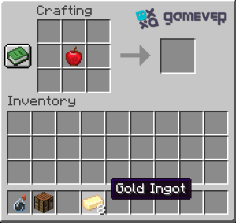 Apple in crafting grid