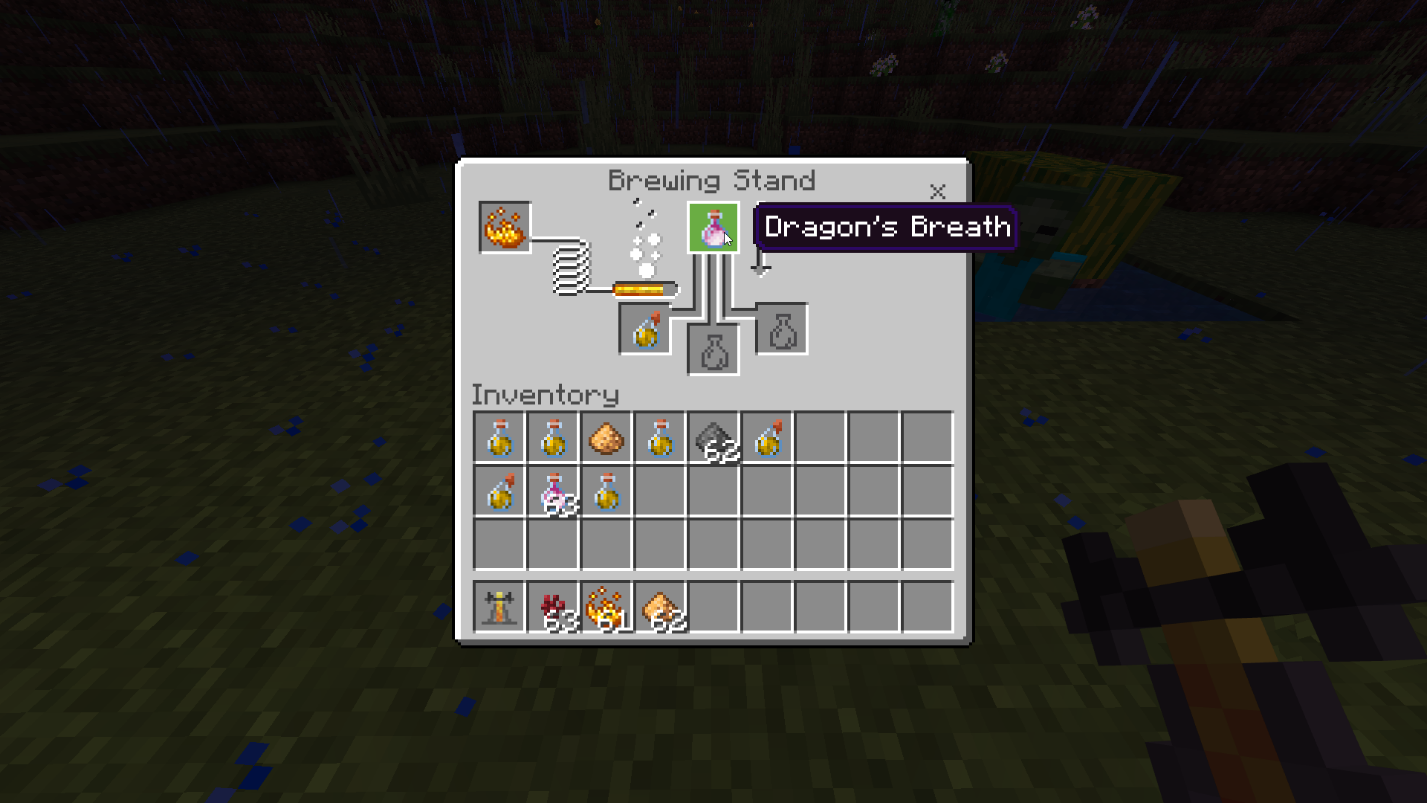 Figure 8 Brewing Lingering Potion of Strength