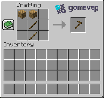 Crafting a hoe