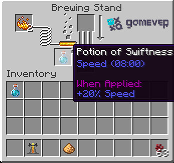 Improved Potion with redstone