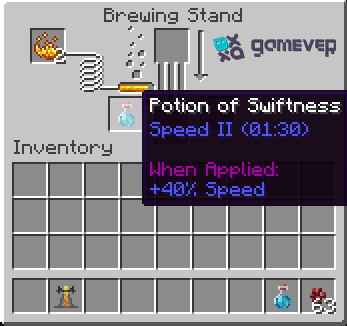 Improved Potion with glowstone
