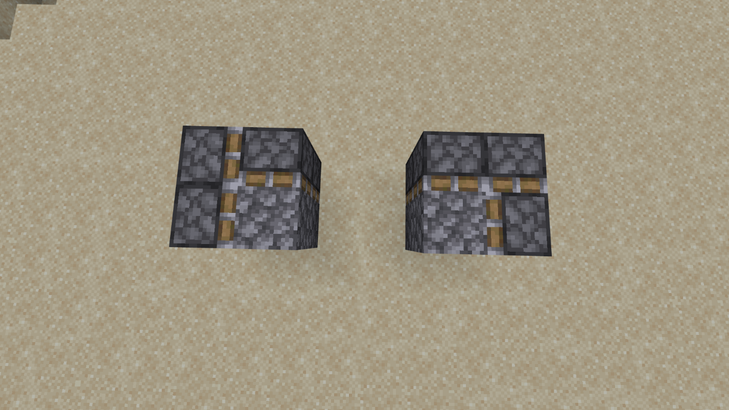 Figure 2 Putting Cobblestone