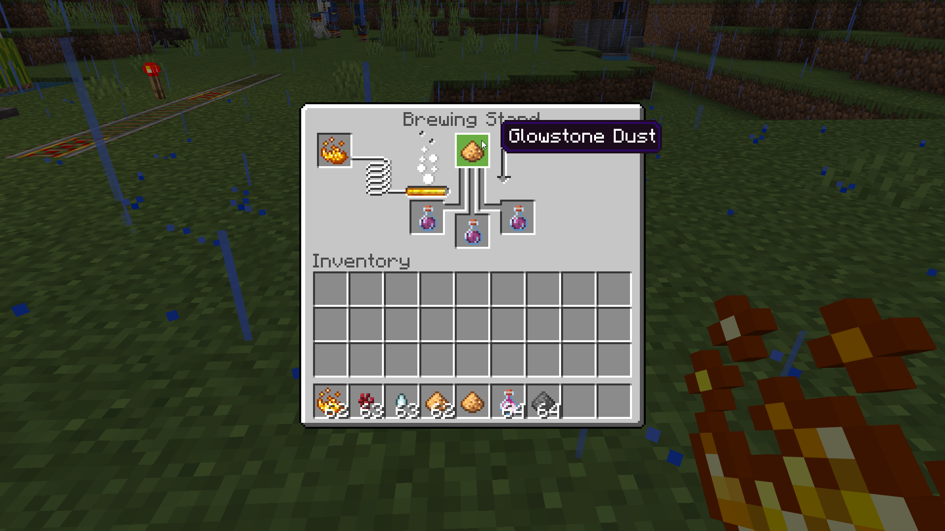Figure 11 Placing Glowstone Dust