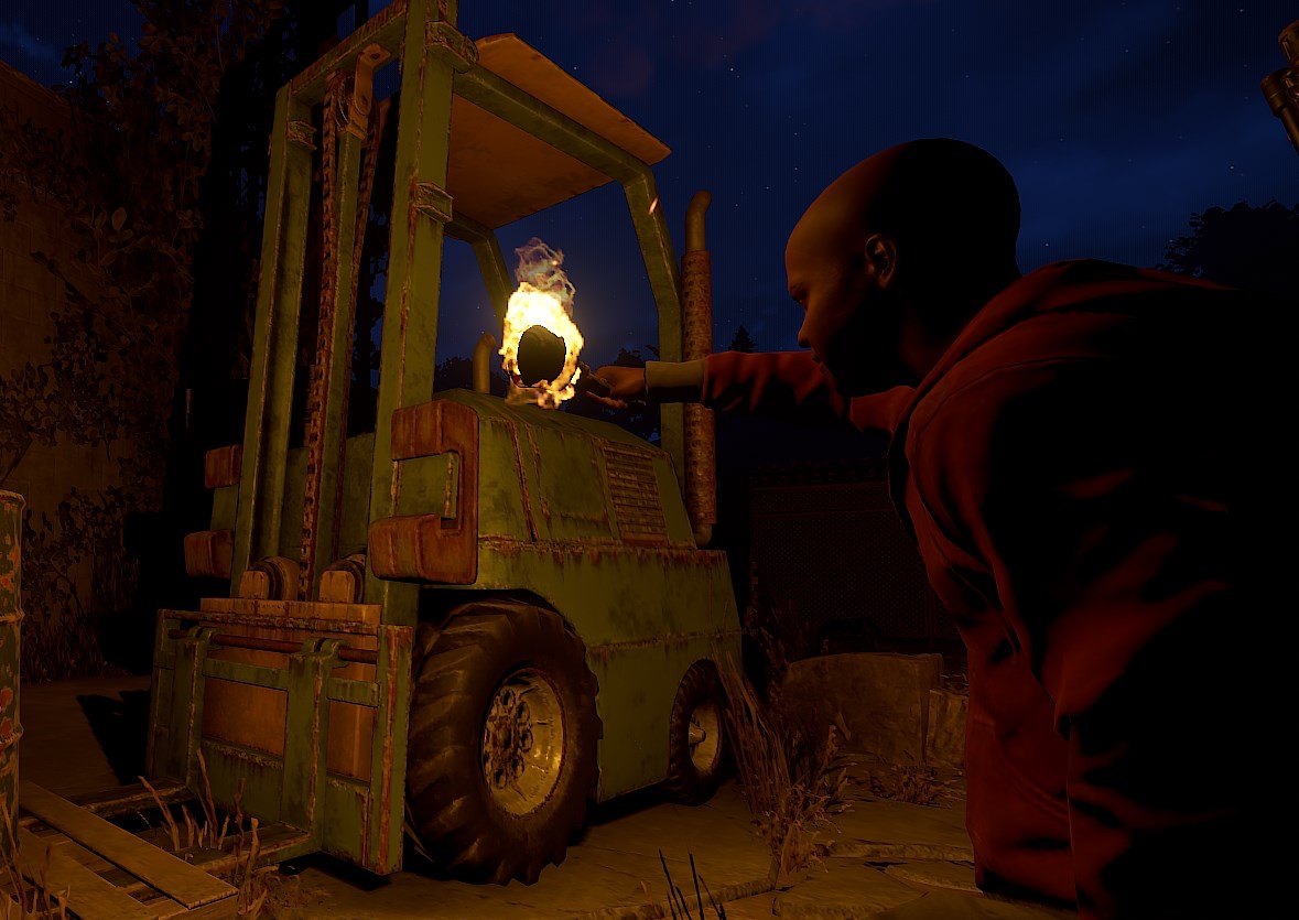 Die Taschenlampe ist das gebräuchlichste und am leichtesten zugängliche Mittel, um in Rust nachts zu sehen.