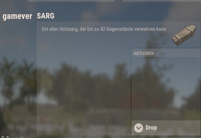 Seltener und sehr wertvoller Gegenstand in Rust.
