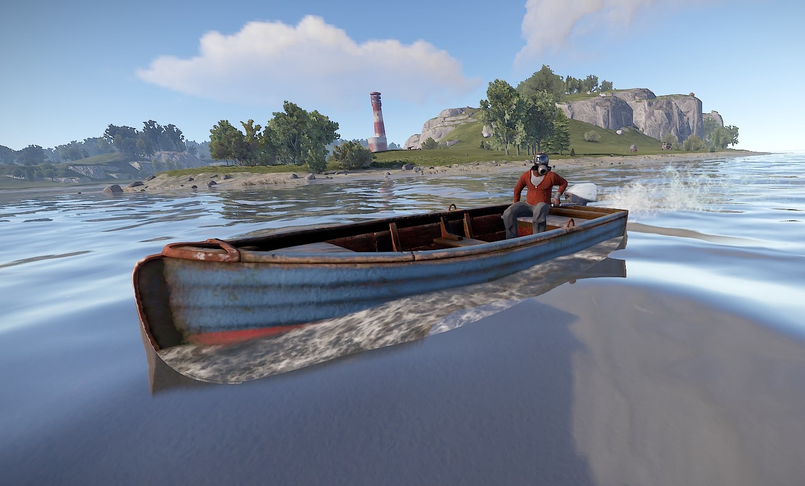 Boote sind ideal für den Einsatz von Auto Run in Rust