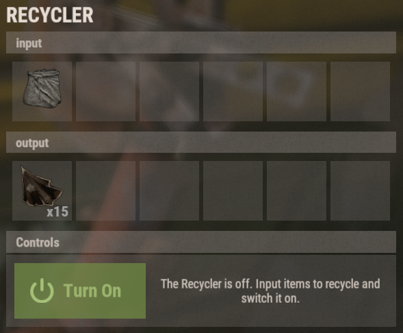 Um Leder in Rust zu erhalten, kannst du Kleidung recyceln, die du nicht mehr benötigst.