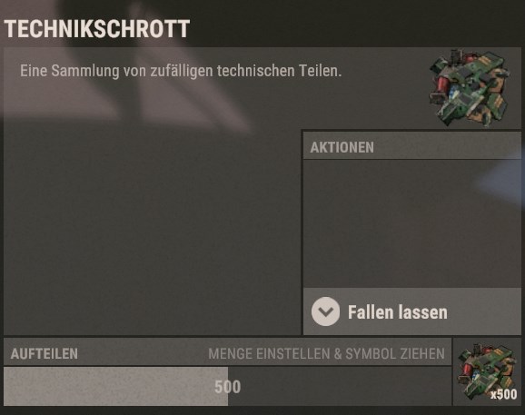 Tech-Schrott ist einer der seltenen Gegenstände in Rust