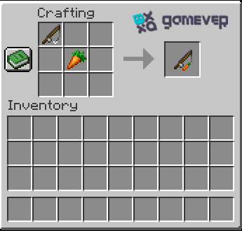 Crafting carrot on a stick