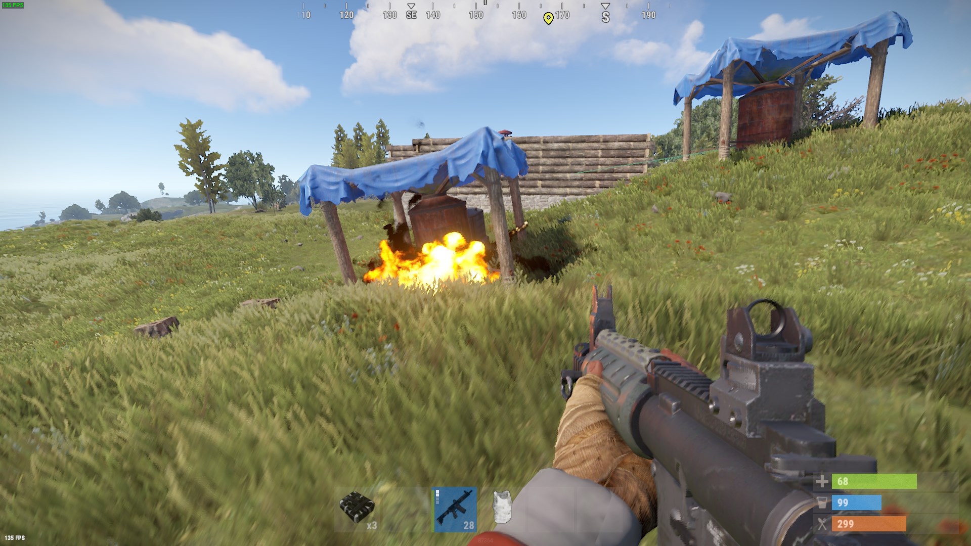 C4 is a good weapon for breaching doors and structures.