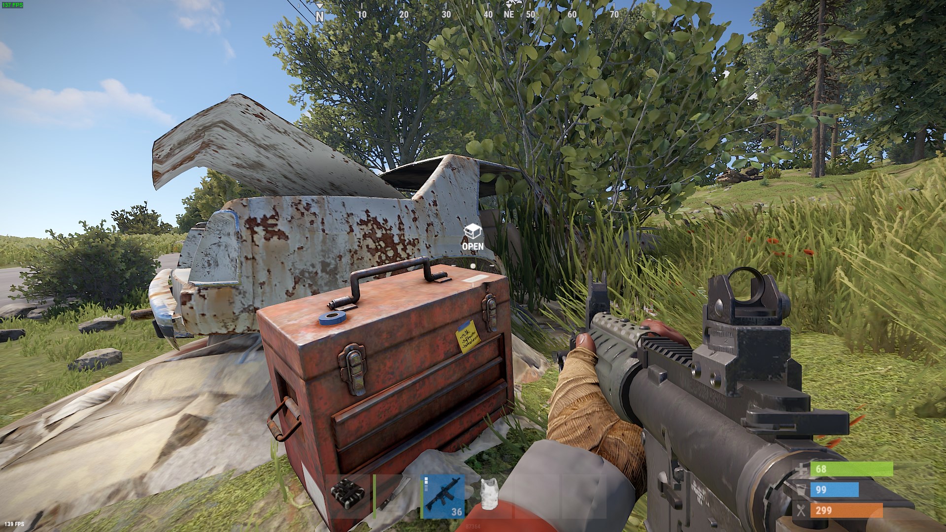 Look for Scrap in every crate and box.