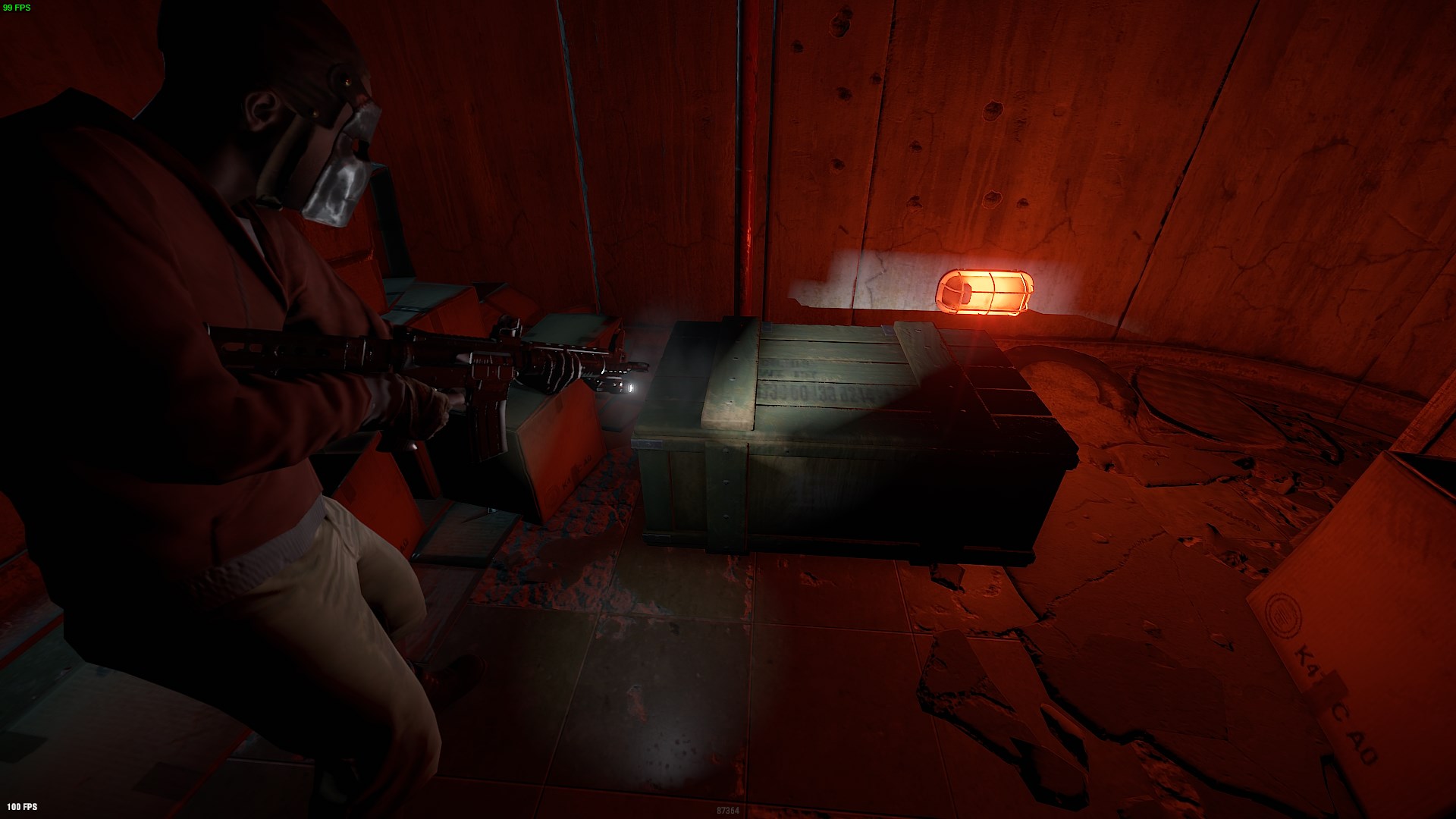 Military crate.