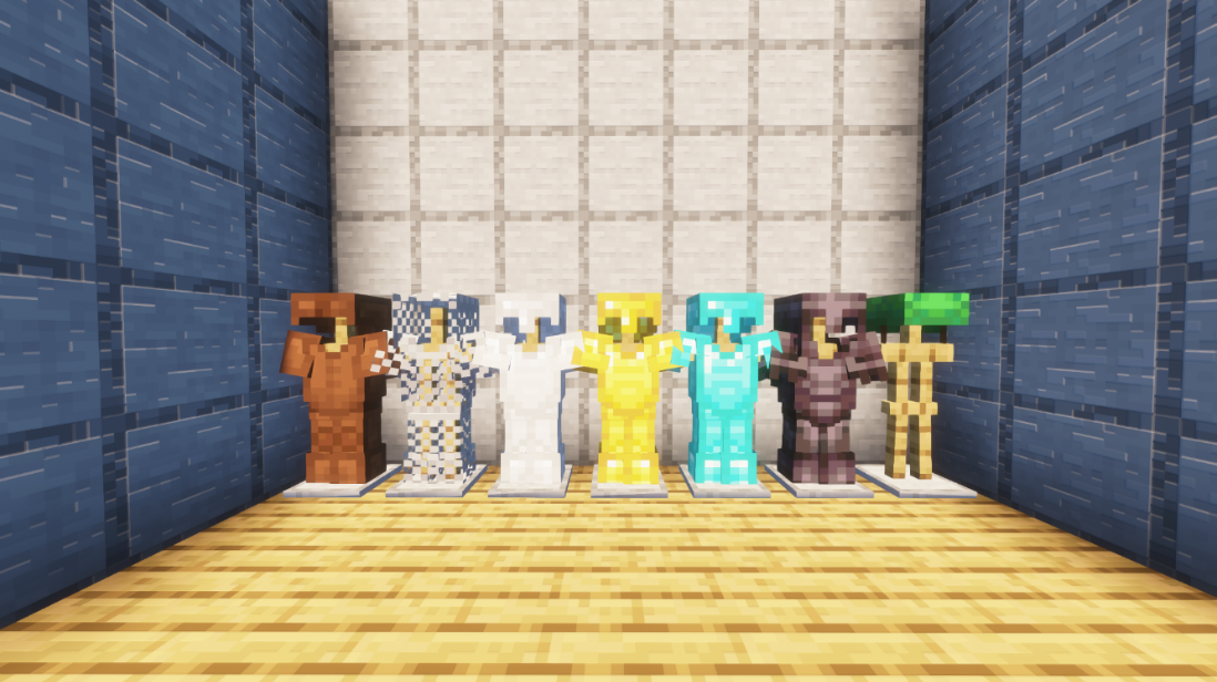 Wszystkie rodzaje zbroi w Minecrafcie