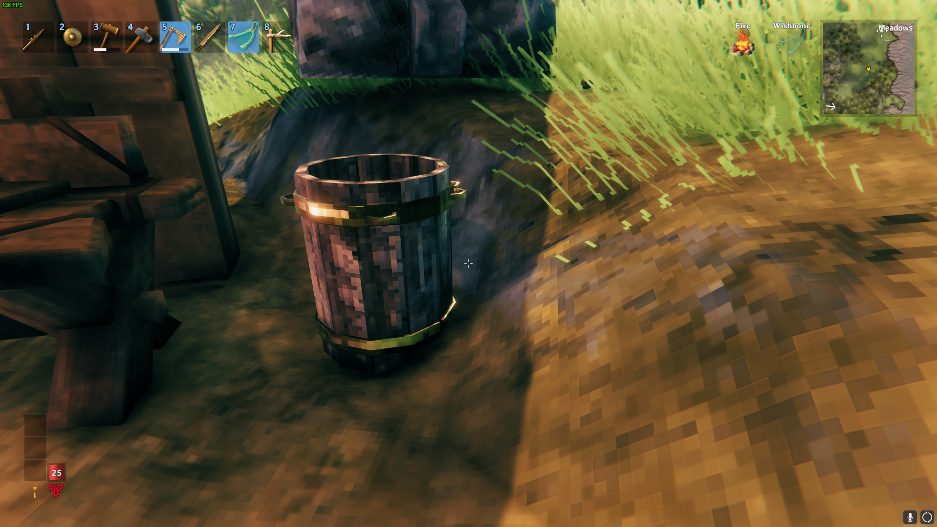 Place it near the Forge.