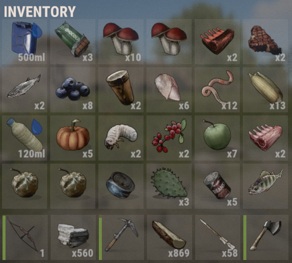 Rust zapewnia szeroką gamę opcji żywieniowych