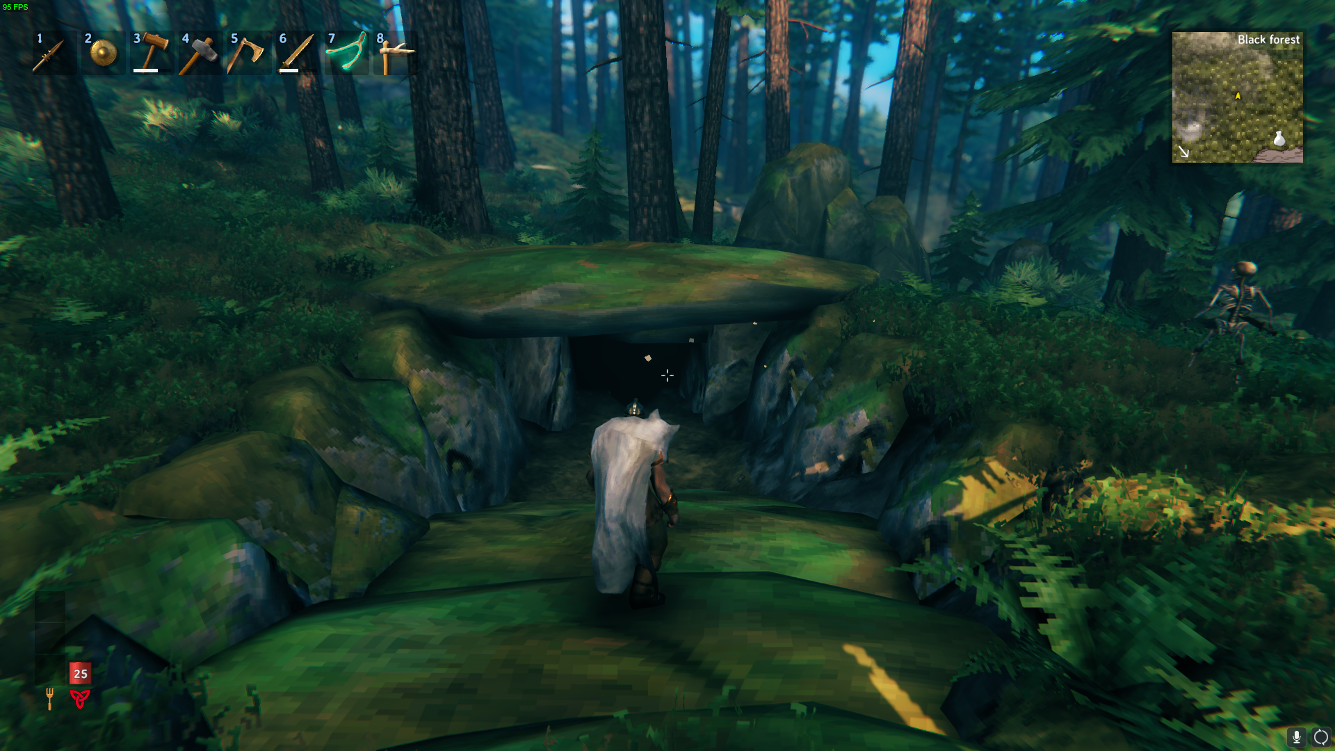 Defeat enemies in the chamber to find loot.