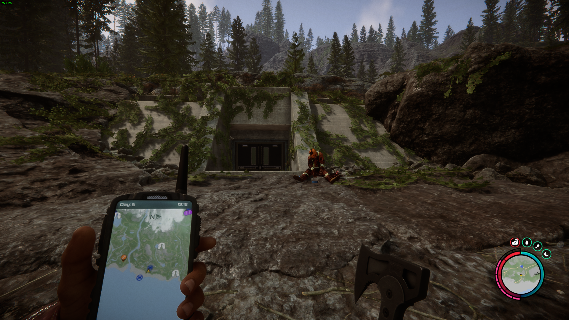 The entrance to the last bunker is located on the east side of the island.