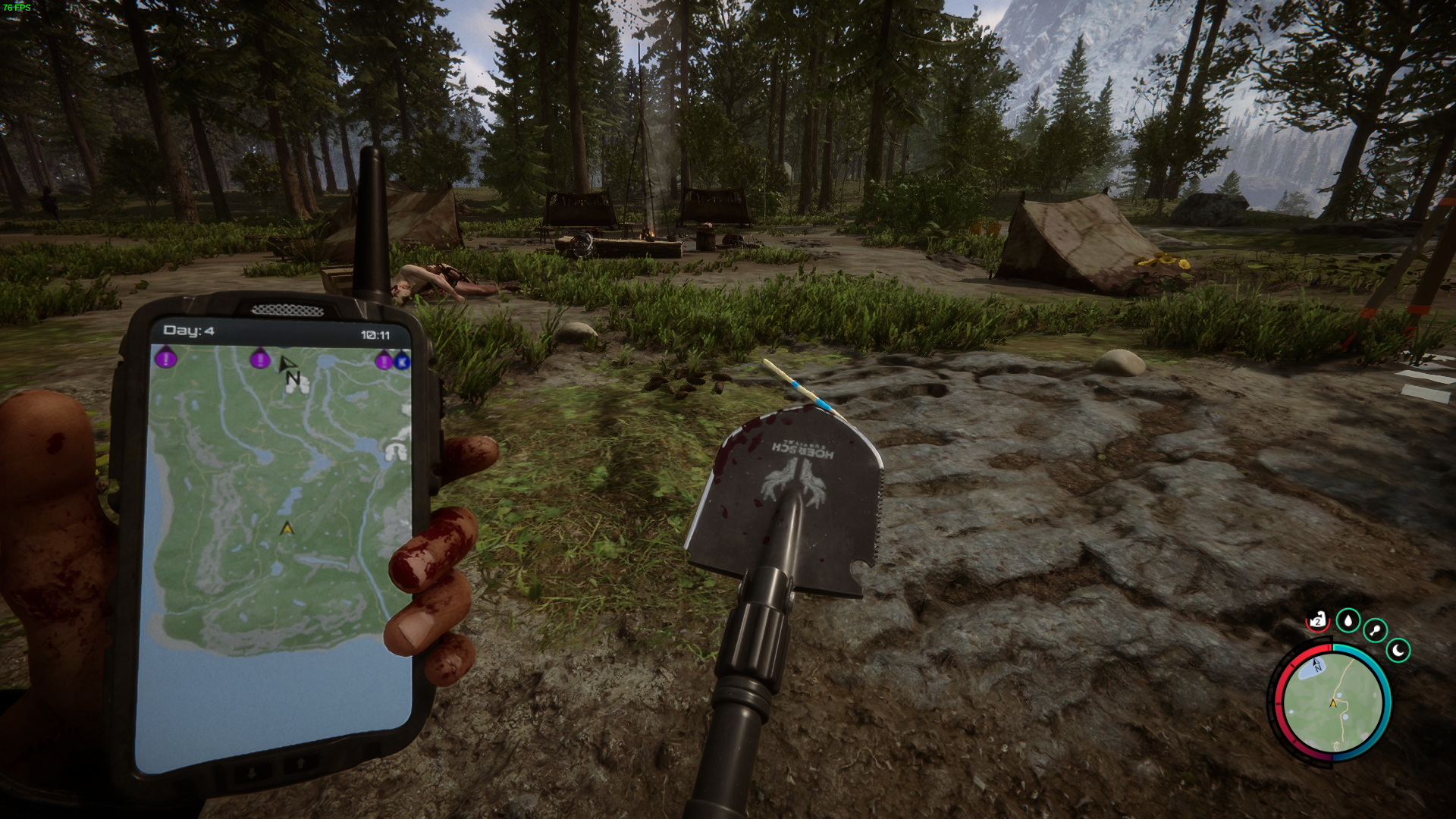 Discover the hidden third printer, also requiring a shovel.