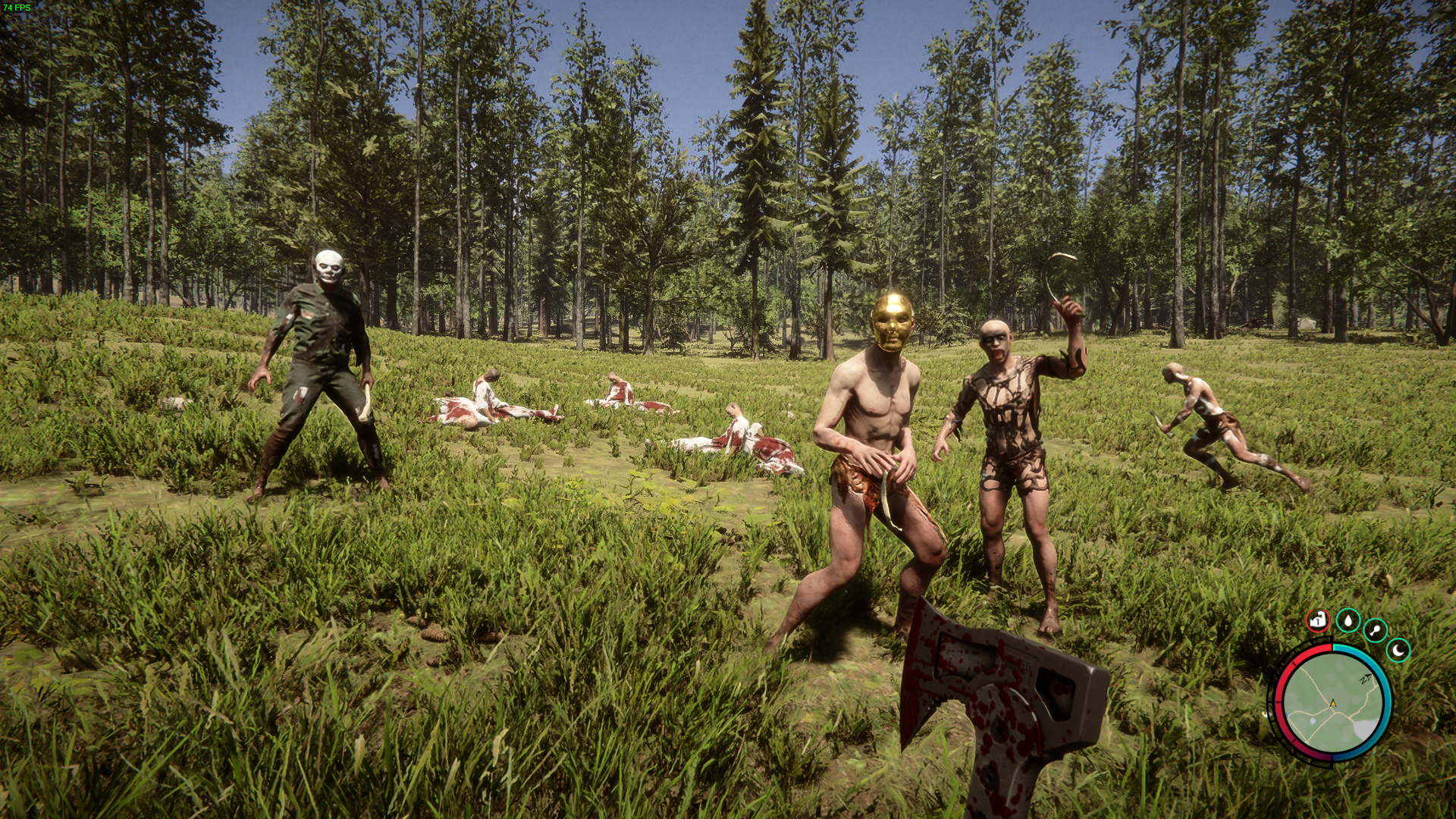 Navigate dense foliage to evade enemy patrols.