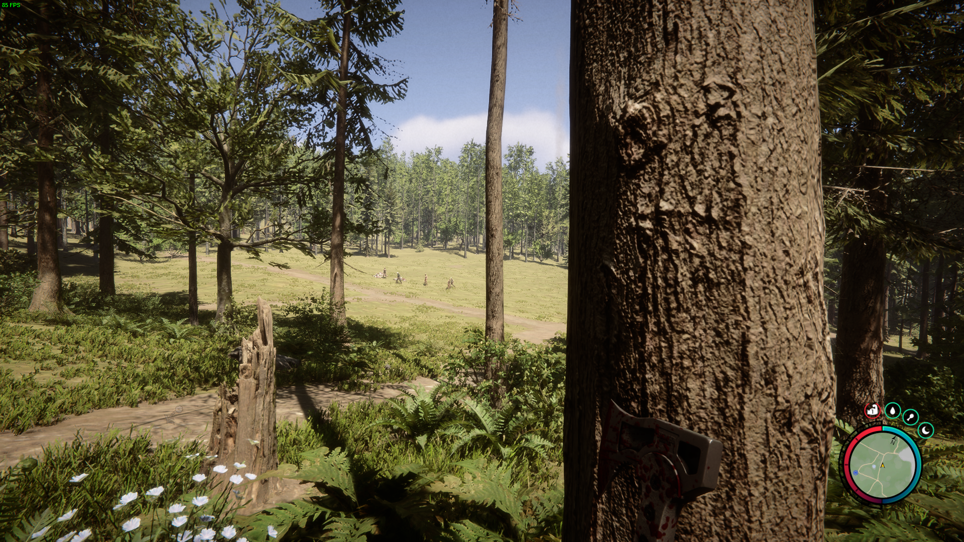Blend into your surroundings with leaf armor for stealthy movement.