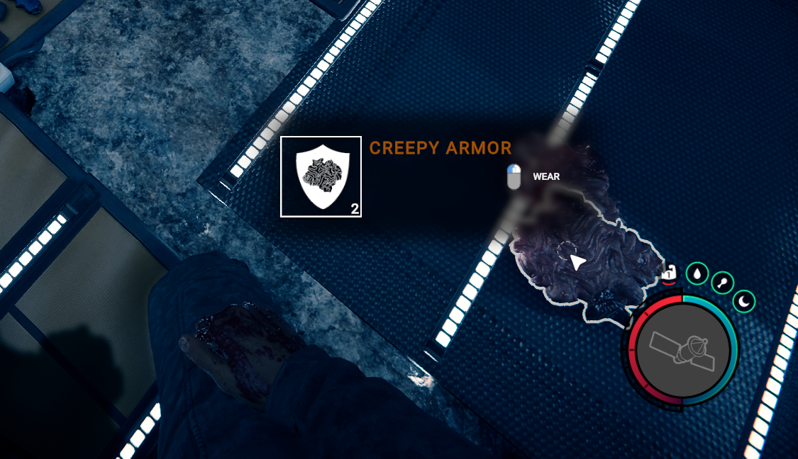 Skin Fingers for valuable Creepy Armor.